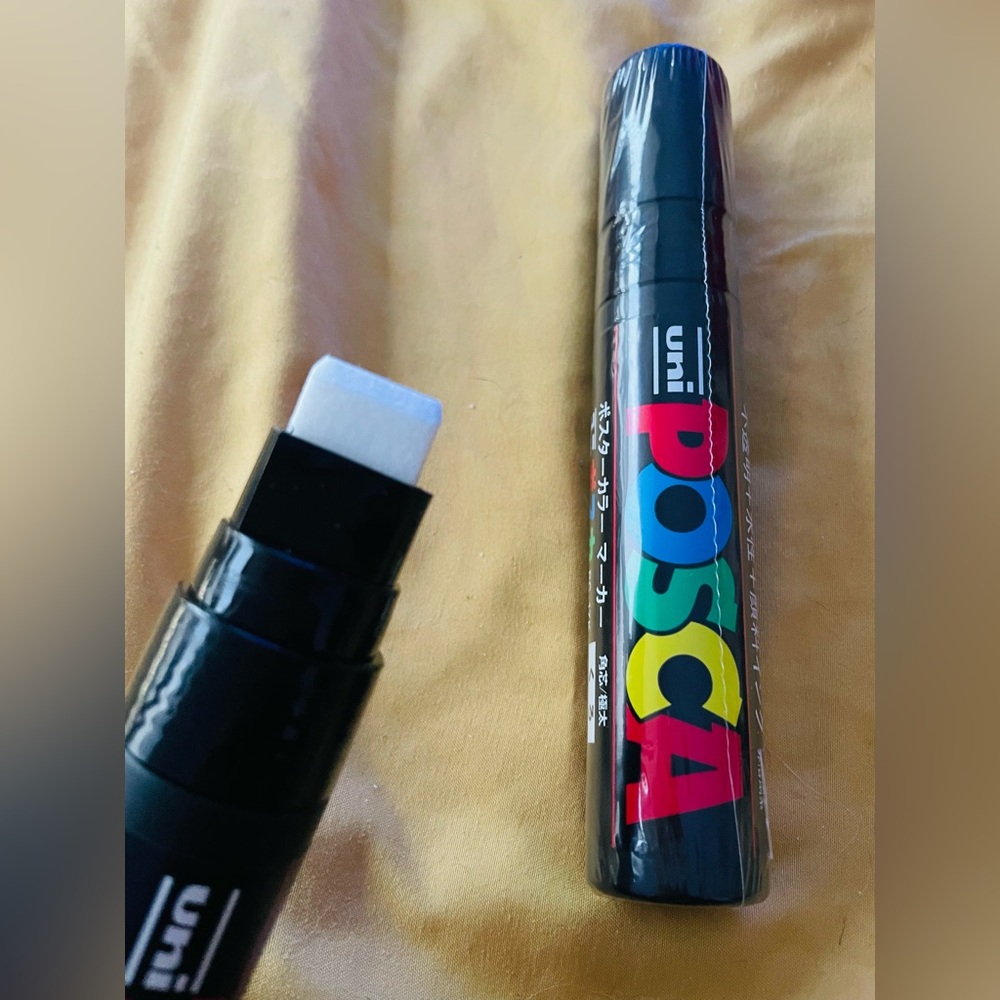 Uni POSCA Marker Black 15mm Paint Marker 2